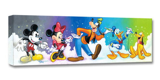 Mickey Mouse Minnie Donald Goofy Walt Disney Fine Art Tim Rogerson Limited Edition Treasures on Canvas Print TOC "Friends By Design"