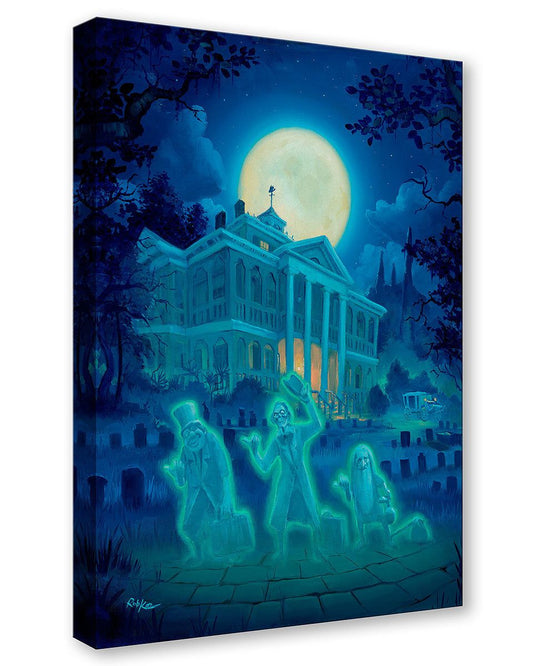 Haunted Mansion Walt Disney Fine Art Rob Kaz Limited Edition of 1500 Treasures on Canvas Print TOC "Beware of Hitchhiking Ghosts"