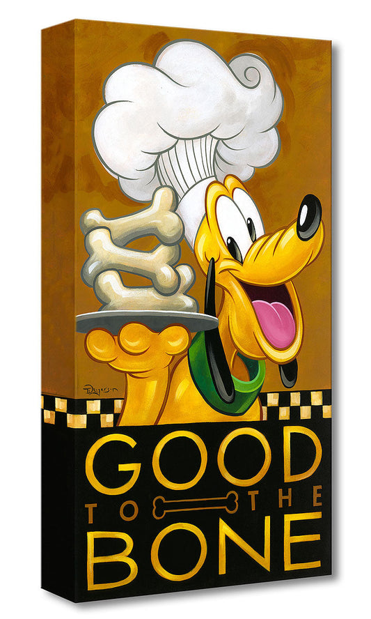 Pluto Chef Walt Disney Fine Art Tim Rogerson Limited Edition Treasures on Canvas Print TOC "Good to the Bone"