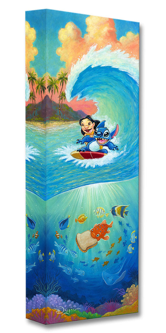 Lilo and Stitch Walt Disney Fine Art Tim Rogerson Limited Edition Treasures on Canvas Print TOC "Hawaiian Roller Coast"