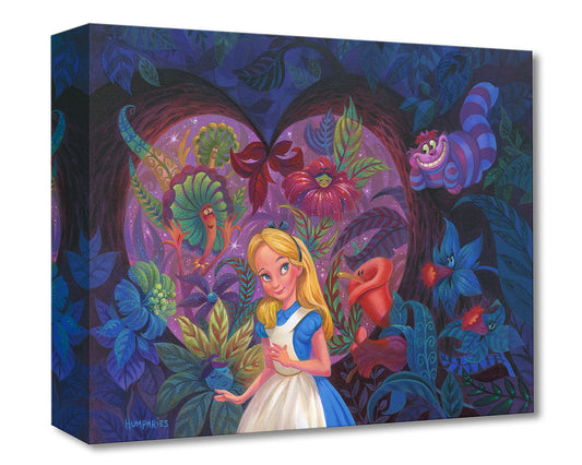 Alice in Wonderland Walt Disney Fine Art Michael Humphries Ltd Ed of 1500 TOC Treasures on Canvas Print "In The Heart of Wonderland"