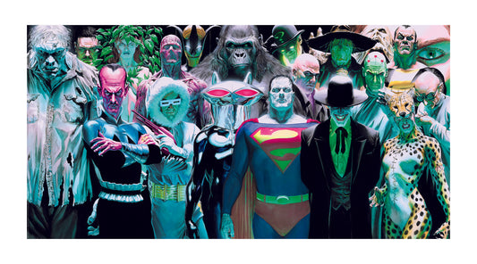 Alex Ross SIGNED DC Infinitely Evil NYCC 2022 Exclusive Limited Edition Paper Print