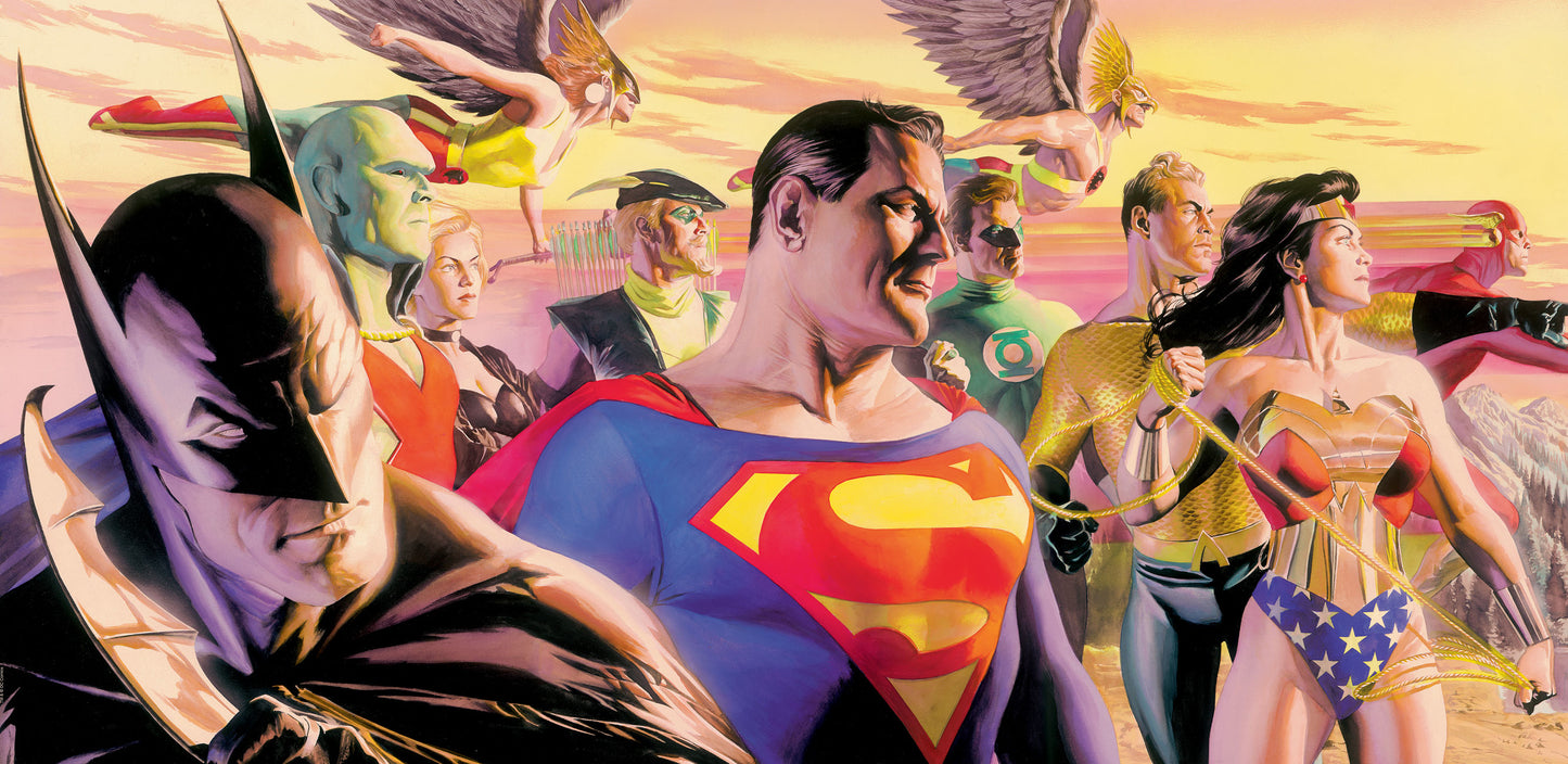 Alex Ross SIGNED In the Light of Justice SDCC 2021 Exclusive Limited Edition Print on Paper Proof Version