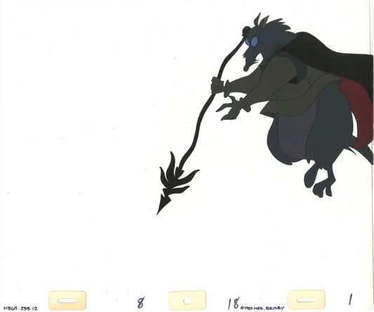 Don Bluth Secret of NIMH Brutus 1982 Original Production Animation Cel 255-12