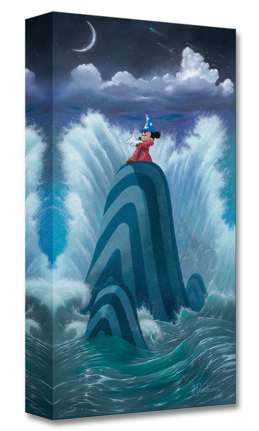 Fantasia Mickey Mouse as the Sorcerer Walt Disney Fine Art Michael Provenza Limited Edition of 1500 Treasures on Canvas Print TOC "Wave Maker"