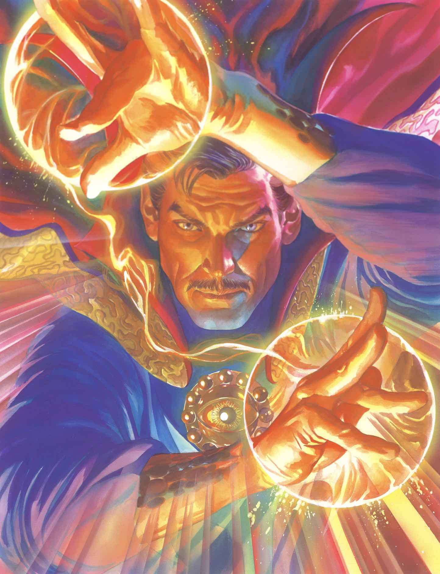 Marvelocity Doctor Strange Alex Ross SIGNED Limited Edition Giclee Print on Canvas