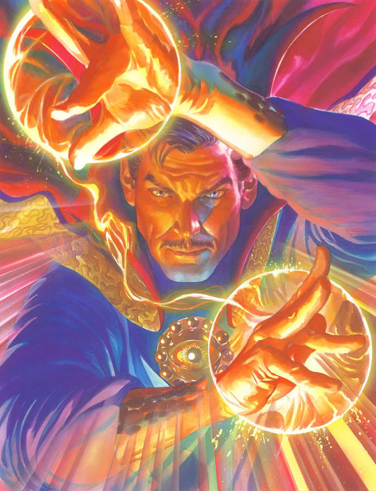 Marvelocity Doctor Strange Alex Ross SIGNED Limited Edition Giclee Print on Canvas