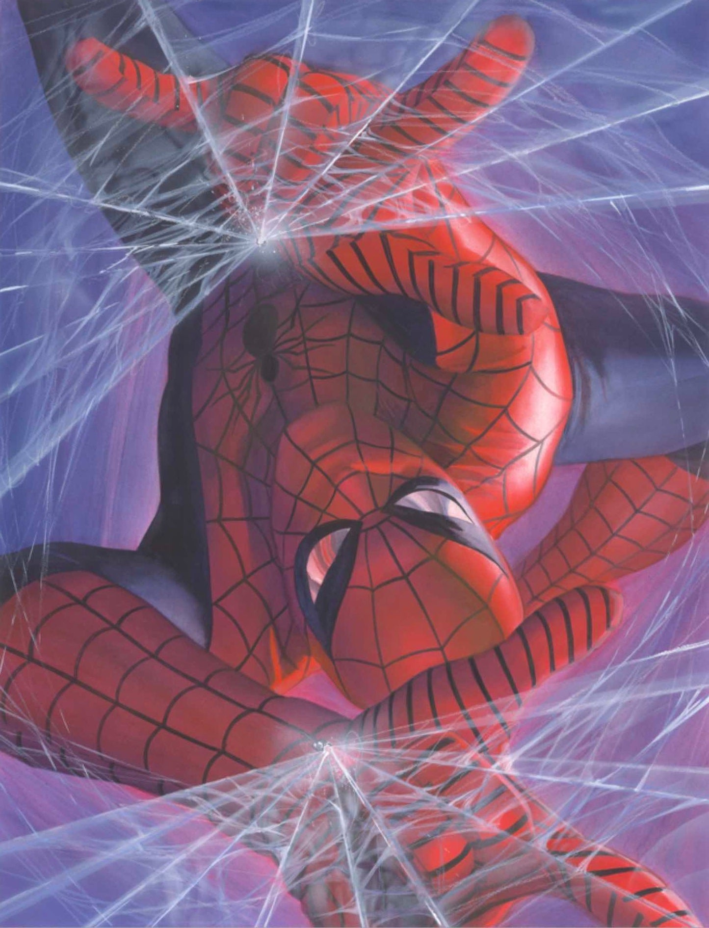 Marvelocity Spider-Man Alex Ross SIGNED Limited Edition Giclee Print on Canvas