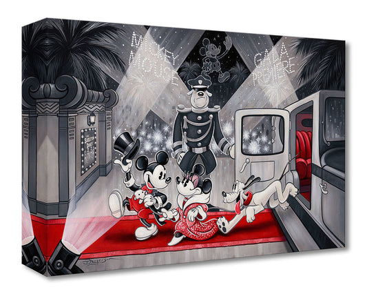 Mickey Mouse Walt Disney Fine Art Tim Rogerson Limited Edition Treasures on Canvas Print TOC "Mickey's Gala Premiere"