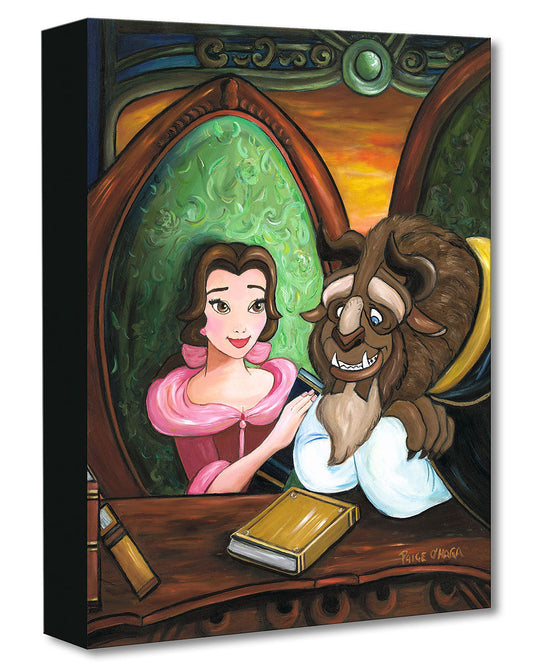 Beauty and the Beast Walt Disney Fine Art Paige O'Hara Ltd Ed of 1500 TOC Treasures on Canvas Print "Our Story"
