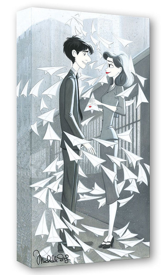 Paperman Walt Disney Fine Art Michelle St. Laurent Limited Edition of 1500 Treasures on Canvas Print TOC "And Then There Was You"