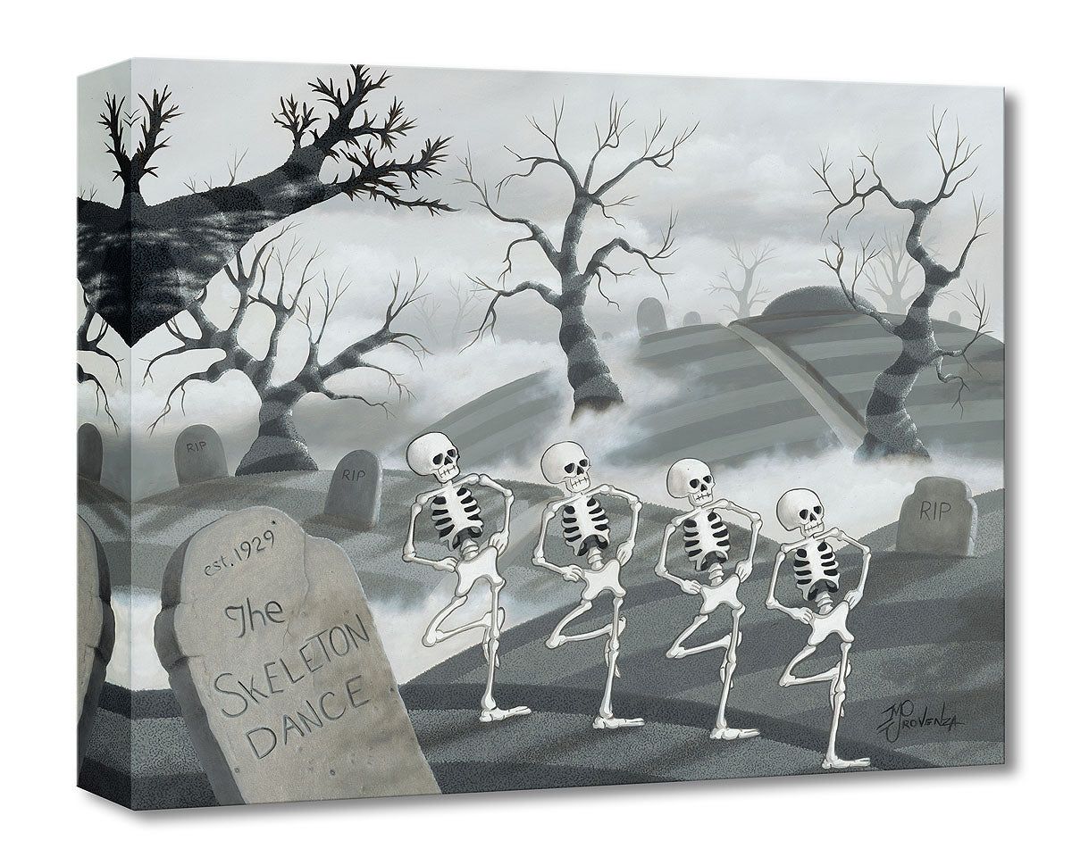 Silly Symphony Halloween Walt Disney Fine Art Michael Provenza Limited Edition of 1500 Treasures on Canvas Print TOC "The Skeleton Dance"