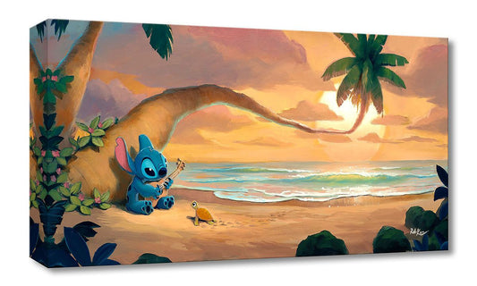 Lilo and Stitch Walt Disney Fine Art Rob Kaz Limited Edition of 1500 Treasures on Canvas Print TOC "Sunset Serenade"