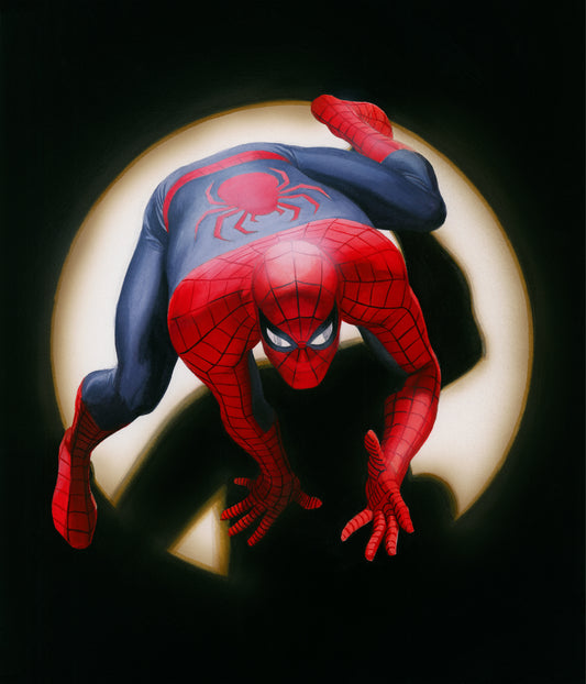 Marvels Spider-Man Alex Ross SIGNED Limited Edition Giclee Print on Canvas
