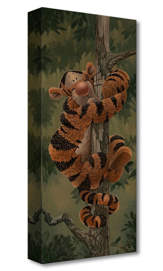 Tigger from Winnie the Pooh Walt Disney Fine Art Jared Franco Limited Edition of 1500 Treasures on Canvas Print TOC "Don't Look Down"