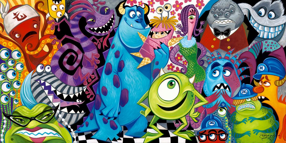 Monsters Ink Drawings Art Of Monsters, Inc.