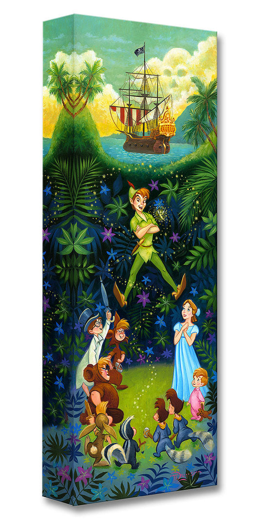 Peter Pan Walt Disney Fine Art Tim Rogerson Limited Edition Treasures on Canvas Print TOC "The Hero of Neverland"