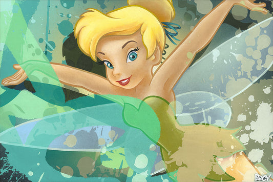 Tinker Bell Walt Disney Fine Art ARCY Signed Limited Edition of 195 on Canvas "Tinker Bell"