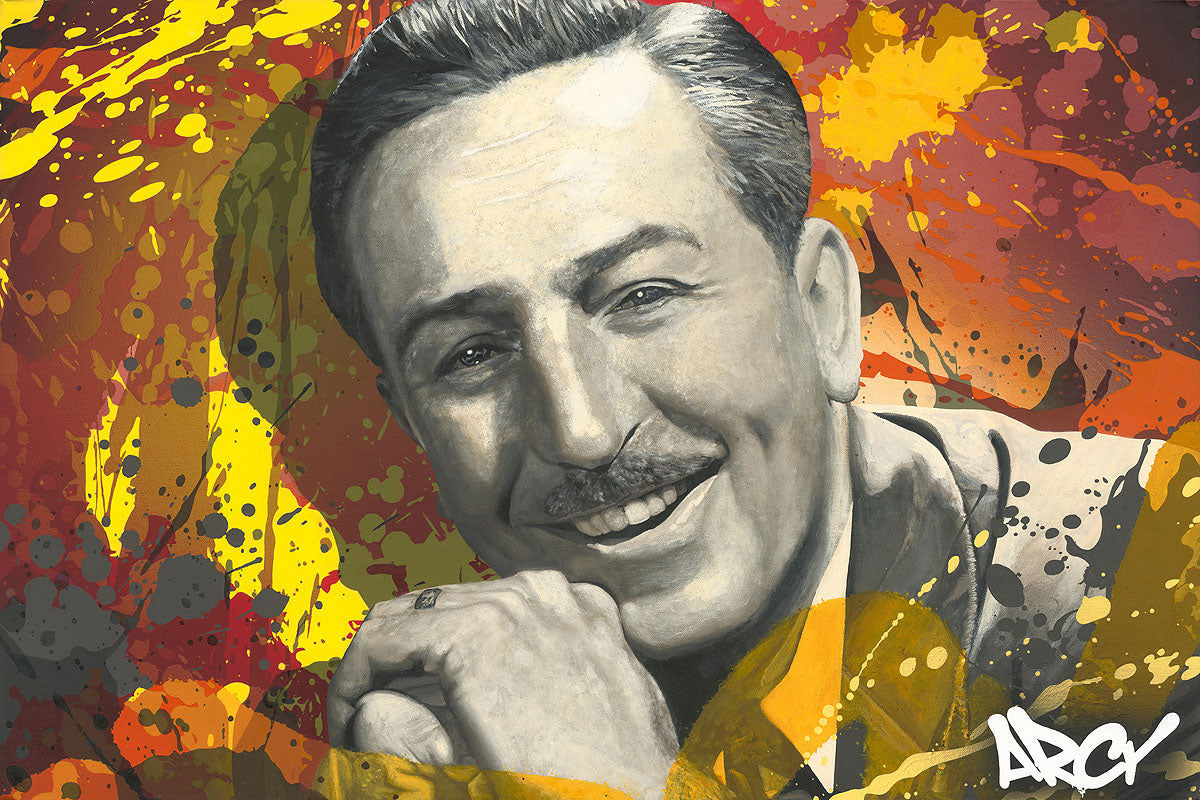 Walt Disney Fine Art ARCY Signed Limited Edition of 195 on Canvas "Walt Disney"