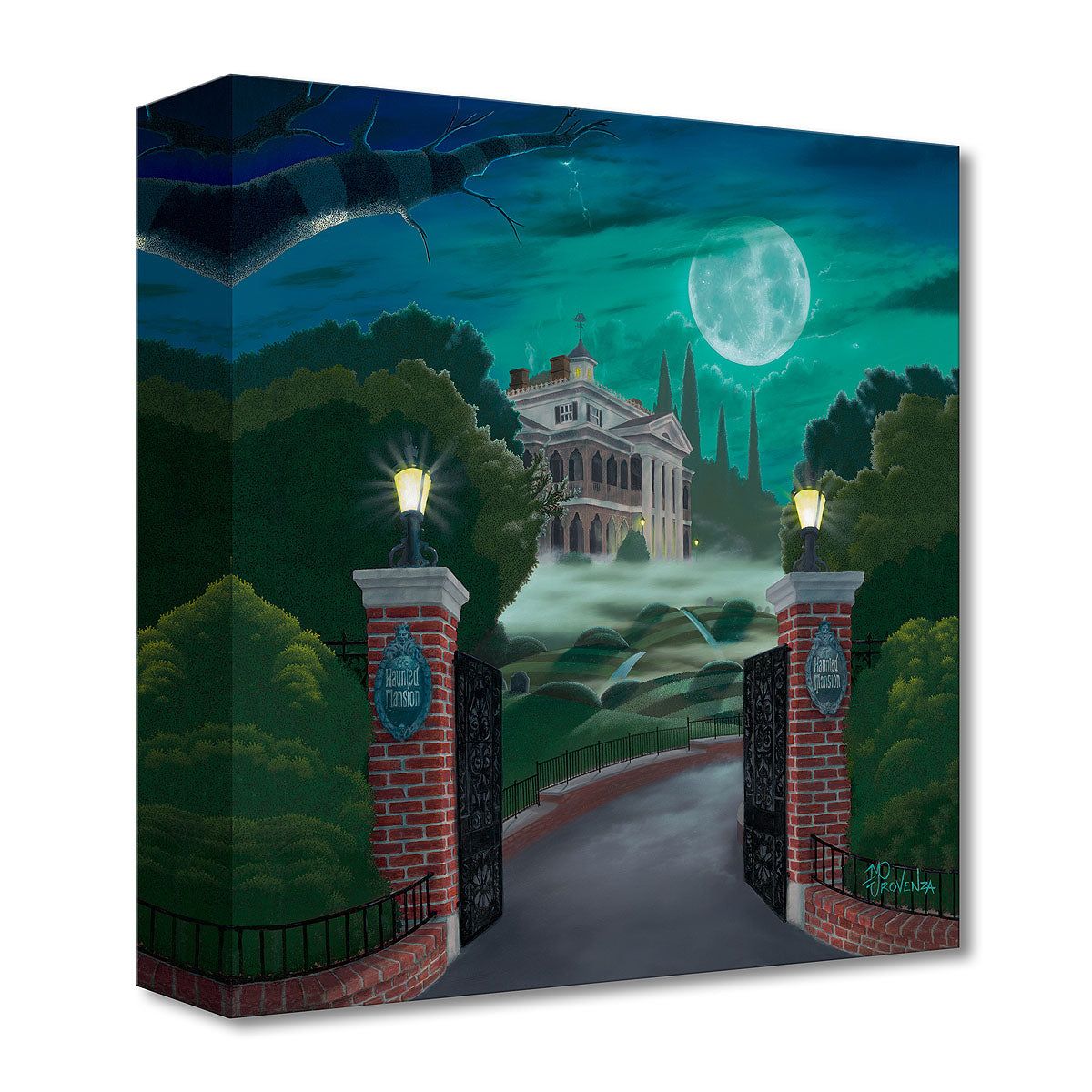 Disneyworld Haunted Mansion Walt Disney Fine Art Michael Provenza Limited Edition 1500 Treasures on Canvas Print TOC "Welcome to the Haunted Mansion"