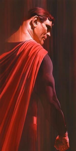 Alex Ross SIGNED Shadows Superman SDCC Exclusive Giclee Print on Paper Limited Edition