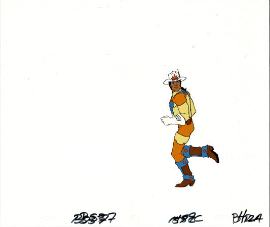 Bravestarr animation production cel Marshal Bravestarr from Filmation 21a