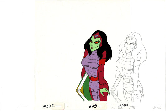 Bravestarr production animation production cel and drawing from Filmation 40