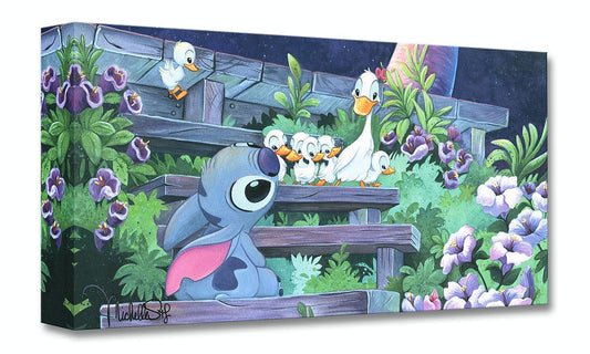 Lilo & Stitch Walt Disney Fine Art Michelle St. Laurent Limited Edition of 1500 Treasures on Canvas Print TOC "Family Blossoms"