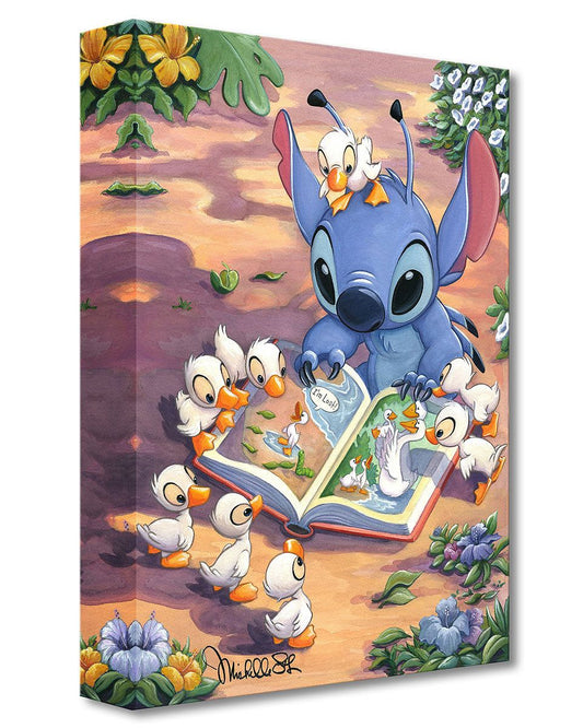 Lilo & Stitch Walt Disney Fine Art Michelle St. Laurent Limited Edition of 1500 Treasures on Canvas Print TOC "Finding Family"