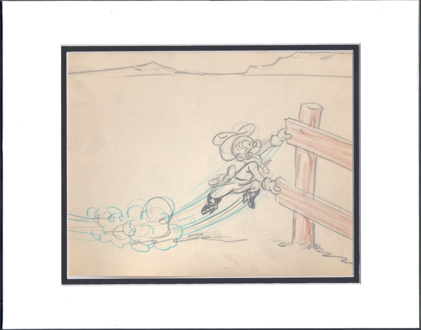 Popeye 1952 Original Animation Production Storyboard with coa Famous 101