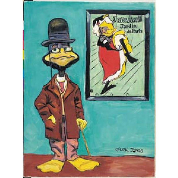 Chuck Jones Signed "Toulouse le Duck" 1991 Warner Bro Limited Ed Litho of 350