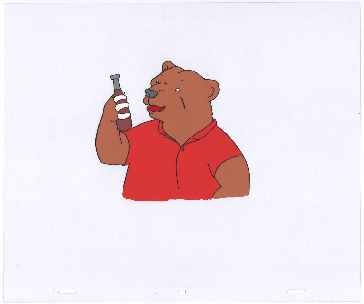 Bear and the Fly Paula Winter production animation cel Daniel Ivanick 1985