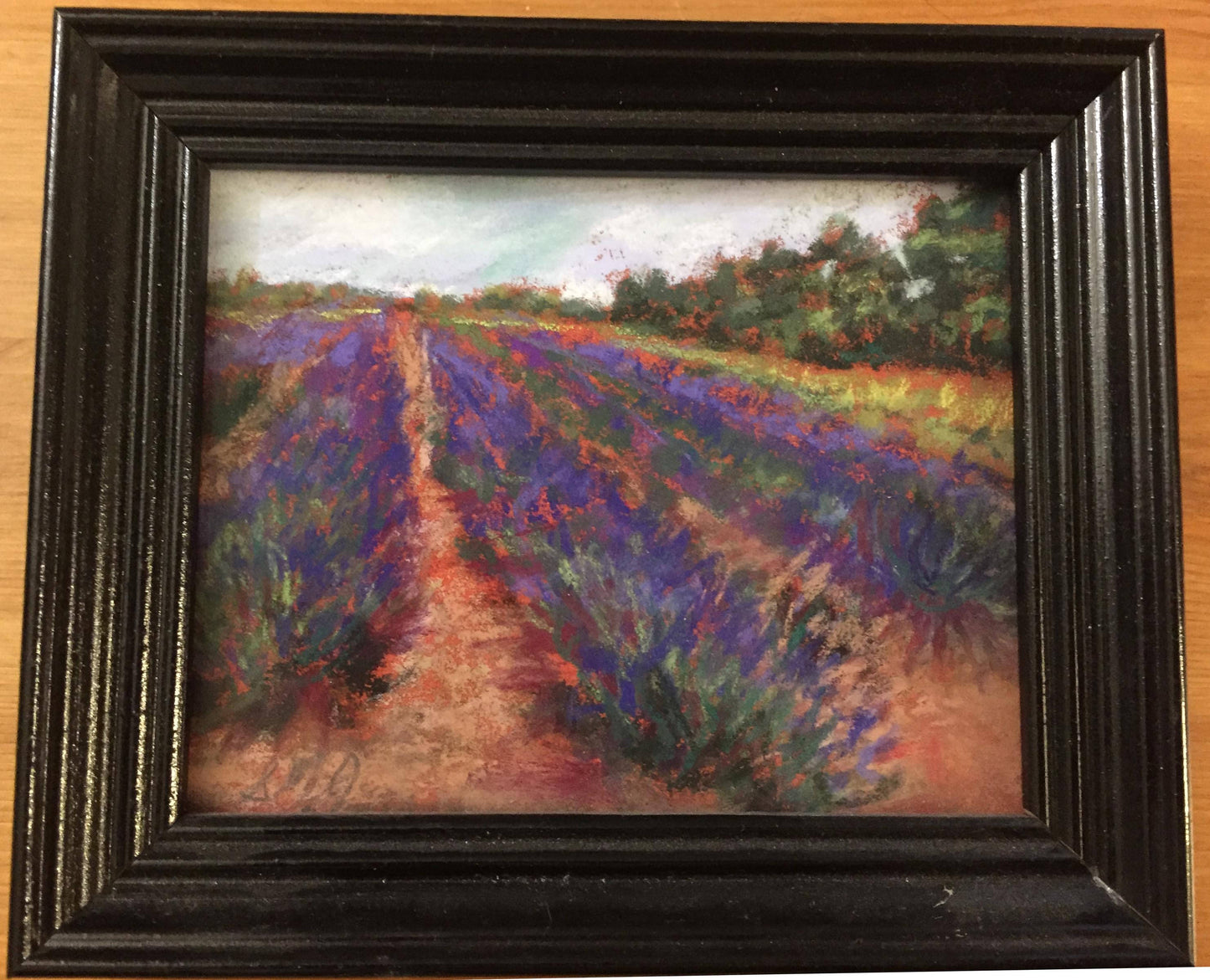 Original Miniature Pastel Painting from New Mexico artist Sharon Jensen Provence g