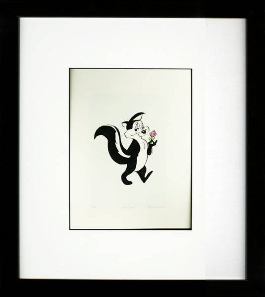 Chuck Jones Pepe Le Pew Etching Warner Bros. Limited Edition of 500 FRAMED