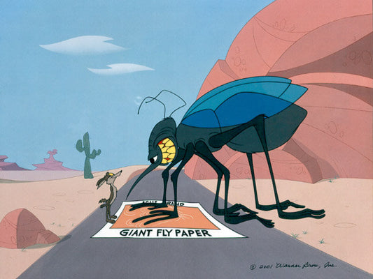 Chuck Jones Waiter Theres a Fly 2001 Warner Brothers Limited Edition Cel of 80