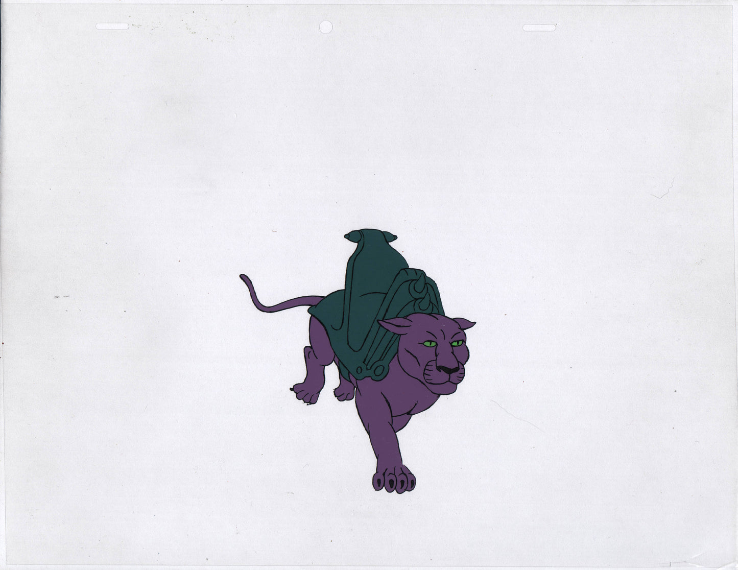 HE-MAN Masters of the Universe Animation Cel Panthor Filmation toe