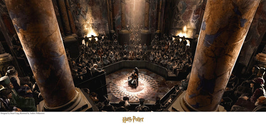 Harry Potter The Trial Stuart Craig SIGNED Warner Bros Giclee on Paper Limited Ed of 250