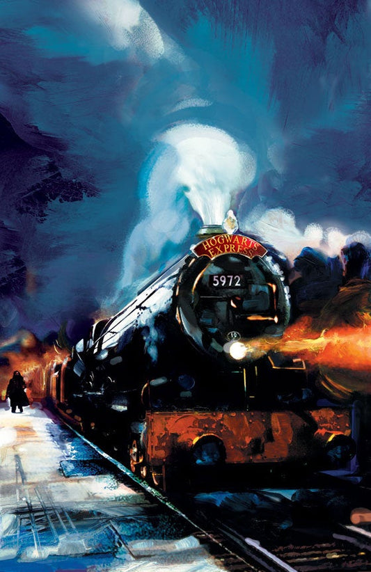 Harry Potter Hogwarts Express Jim Salvati SIGNED Giclee on Canvas Limited Ed 100