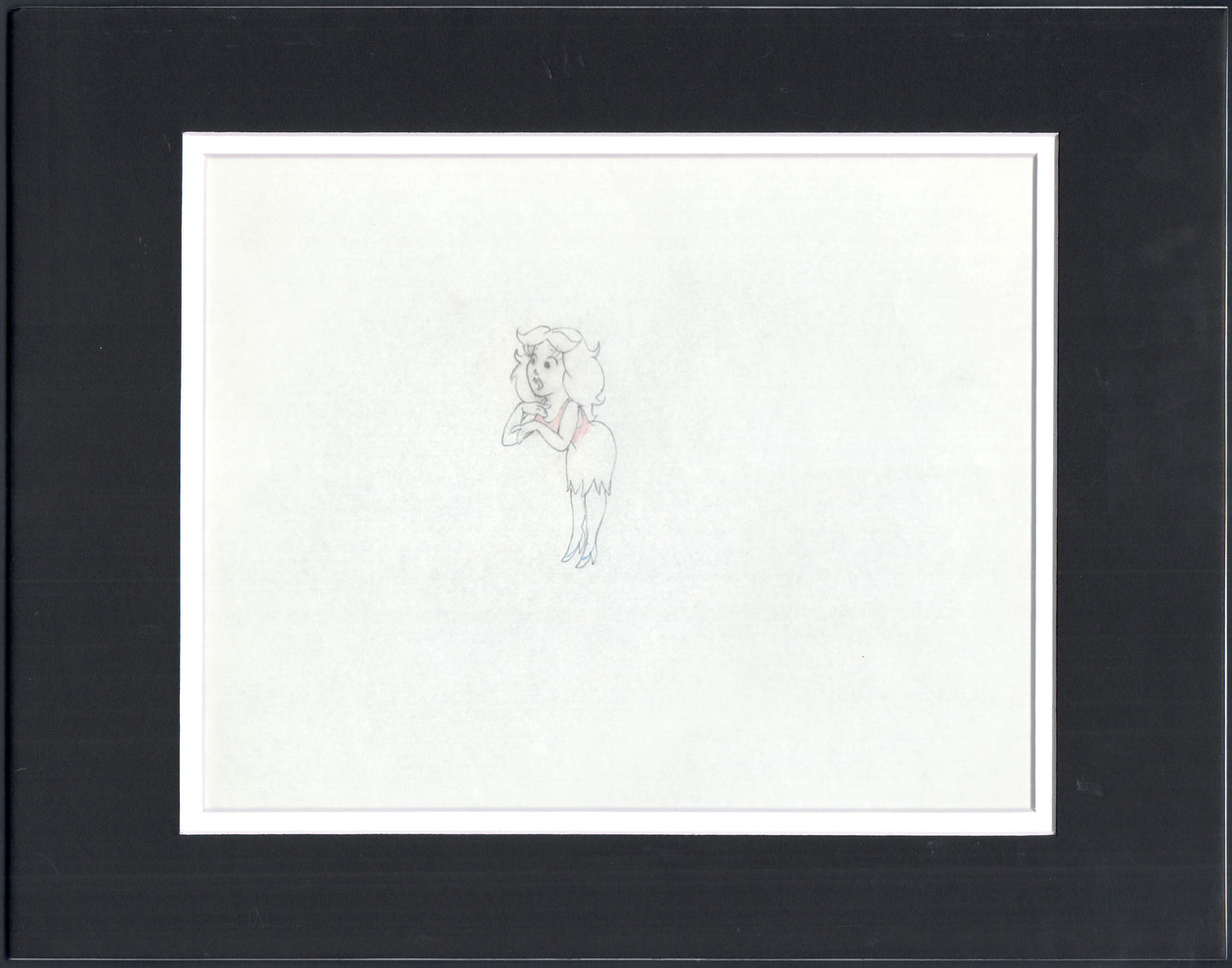Donkey Kong Cereal Commmercial Pauline Production Cel Drawing DIC