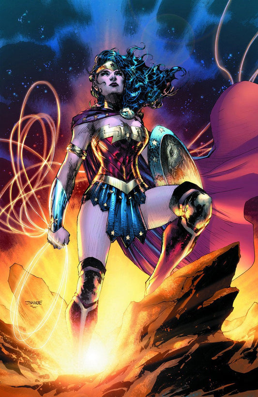 Jim Lee SIGNED Wonder Woman Goddess of Truth Superman DC Giclee on Canvas Limited Ed of 100
