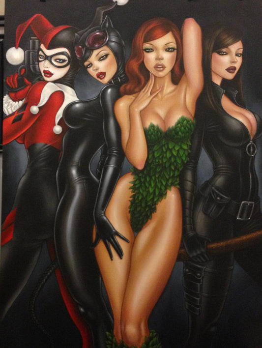Mimi Yoon SIGNED Bad Girls DC Giclee on Paper Limited Ed of 250