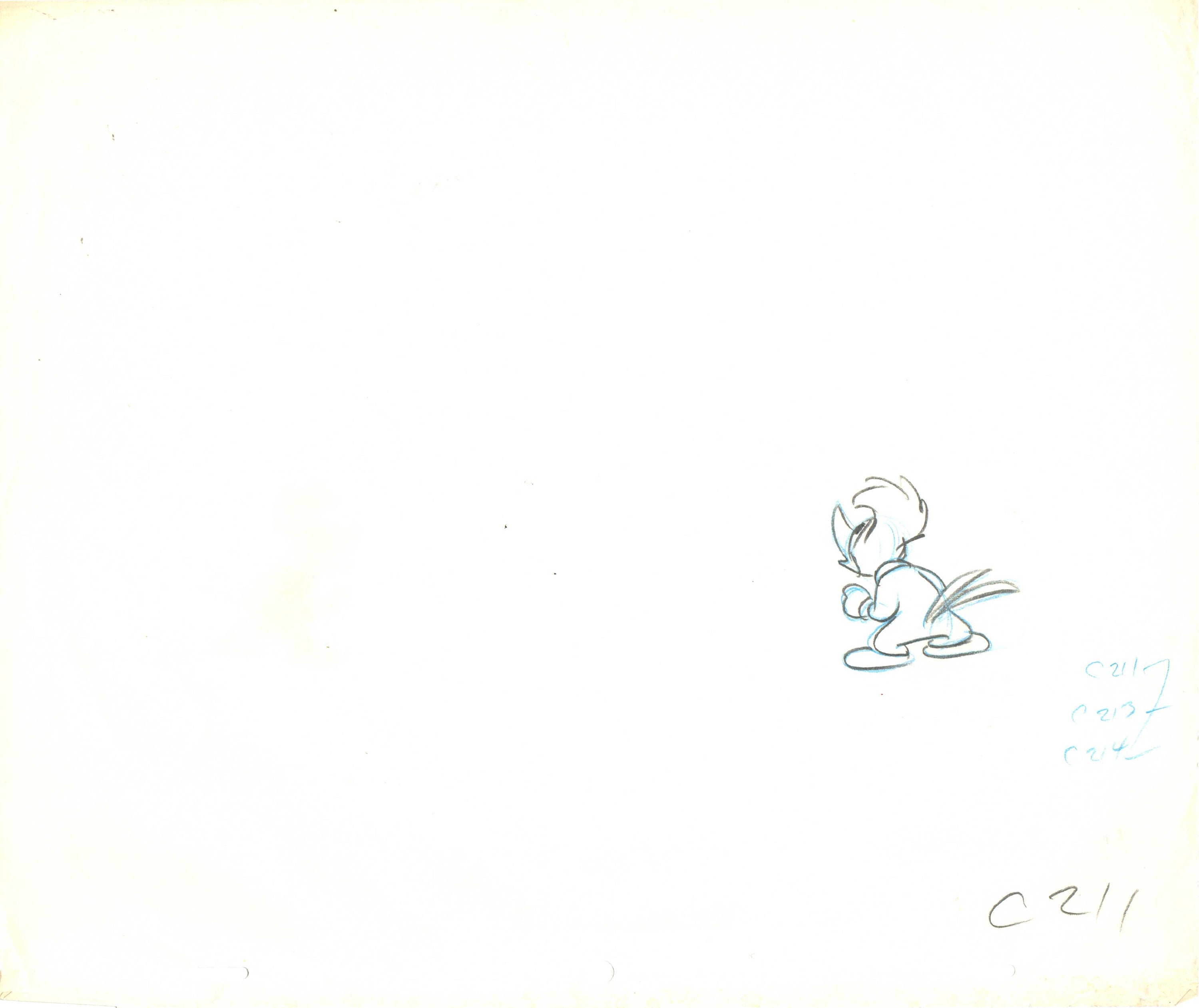 Woody Woodpecker Lantz KEY Vintage production animation cel drawing 21 ...