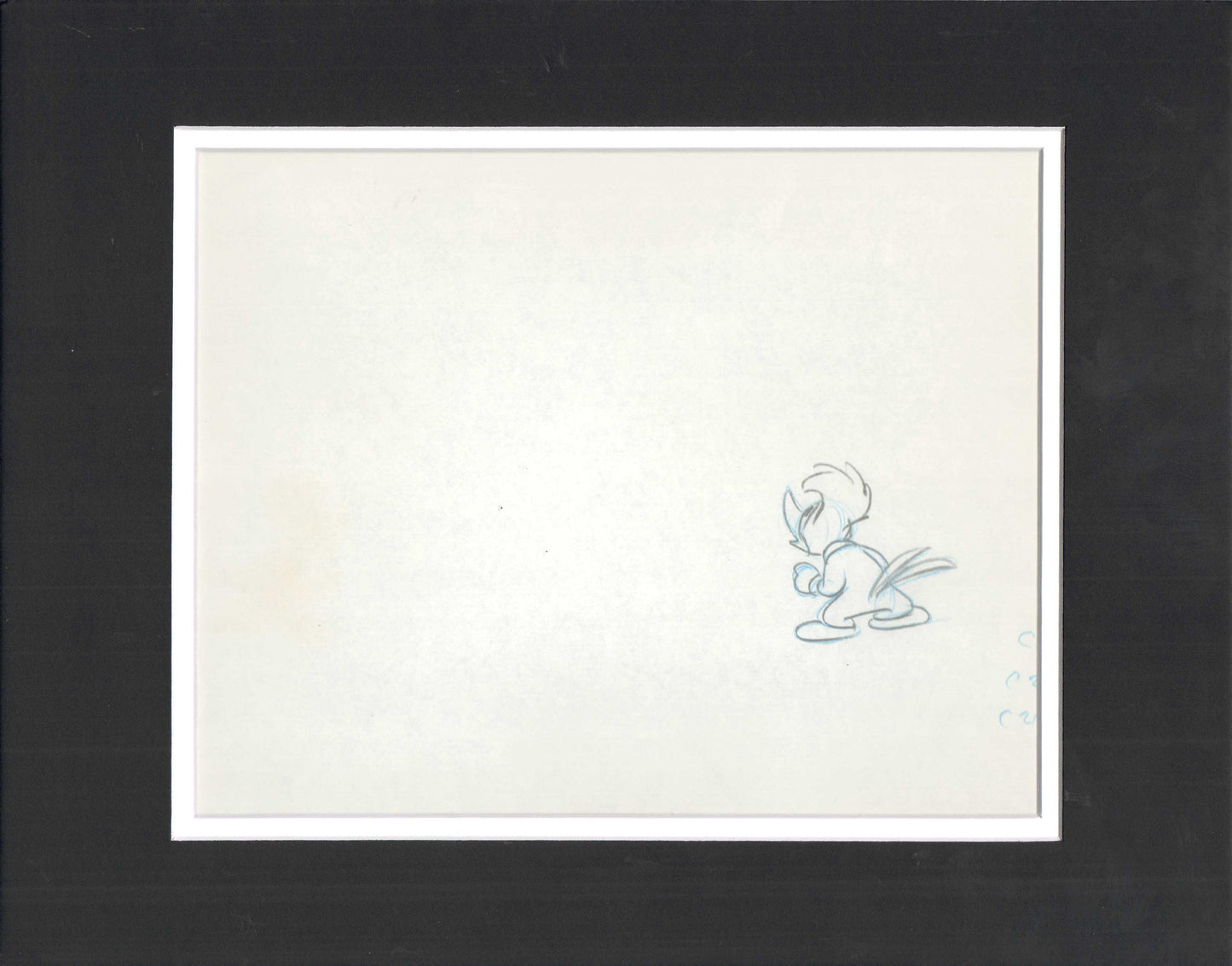 Woody Woodpecker Lantz KEY Vintage production animation cel drawing 211