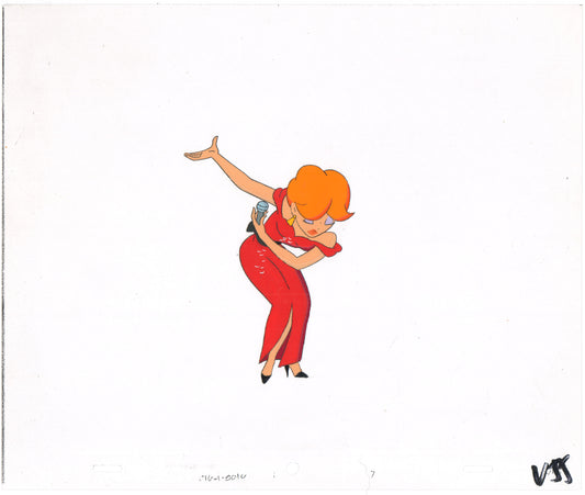 Droopy Miss Vavoom Production Animation Art Cel Hanna Barbera 1990-93