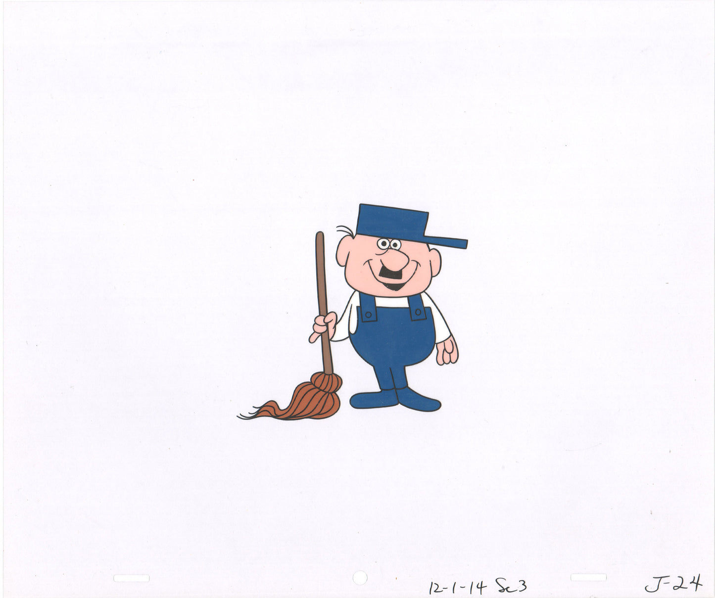 The Alvin show 1961-62 hand-inked, painted production cel with COA
