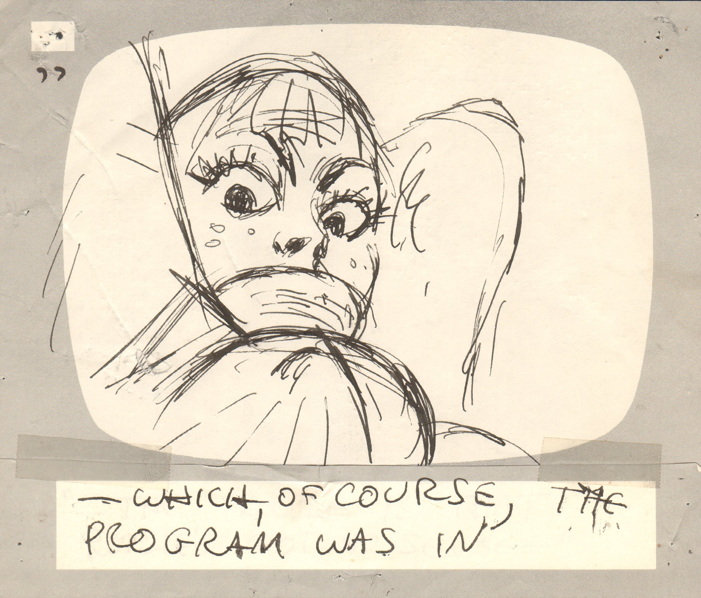 Hey Good Lookin newest Ralph Bakshi 1973-82 ROZ animation Hand-Drawn Production Storyboard 70