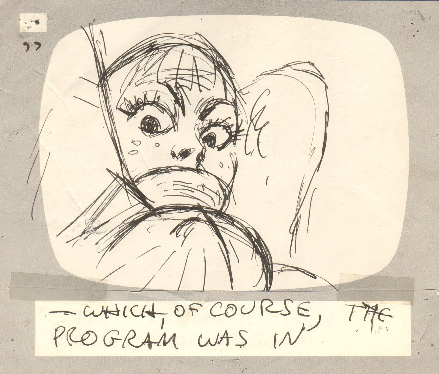 Hey Good Lookin Ralph Bakshi 1973-82 ROZ animation Hand-Drawn Production Storyboard 70