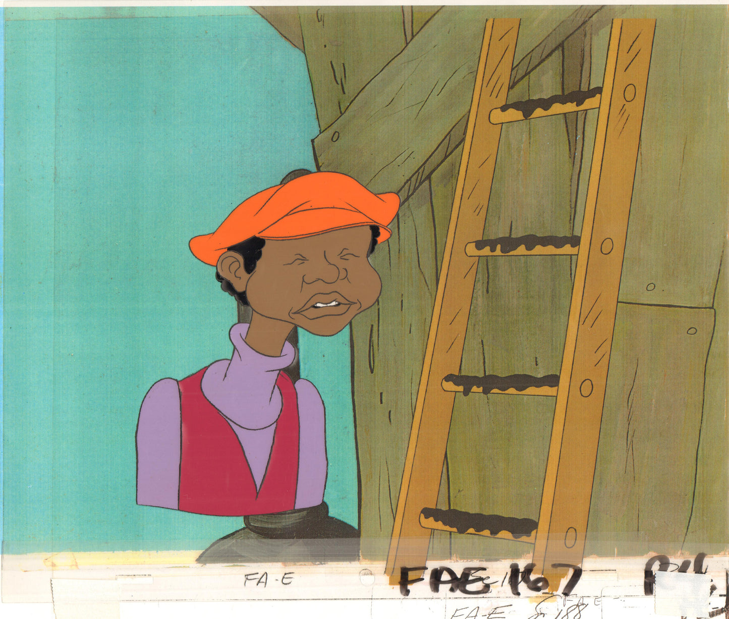 Fat Albert & the Gang Rudy Production animation Cel Filmation 1972-75 167