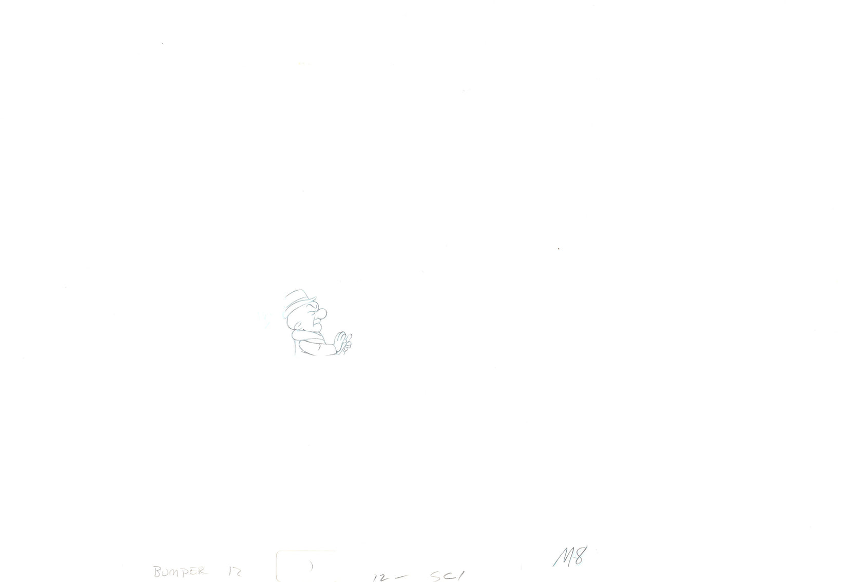 Mr Magoo original Cartoon production cel drawing 1977 DePatie-Freleng ...