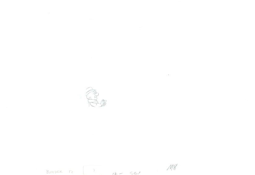 Mr Magoo original Cartoon production cel drawing 1977 DePatie-Freleng ...